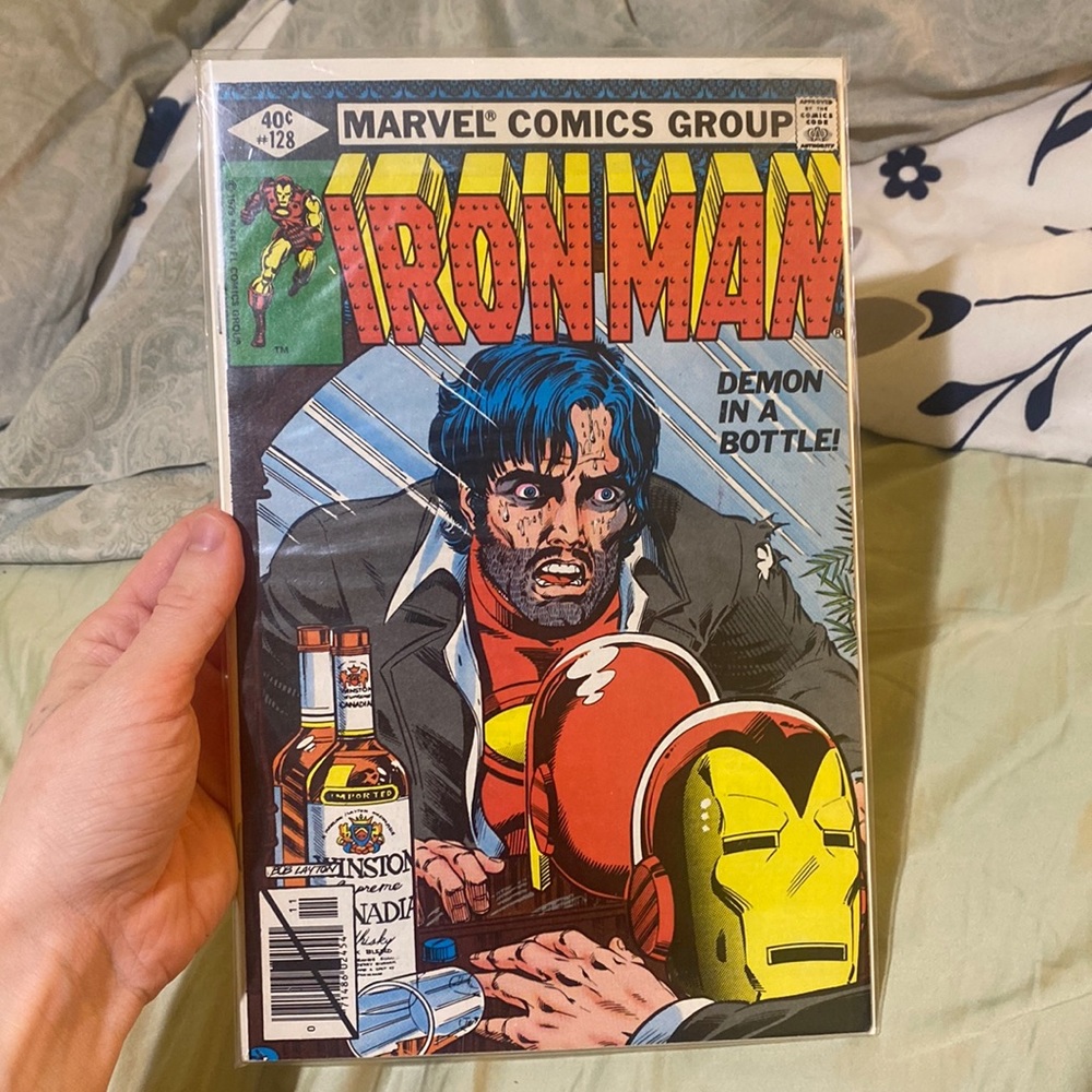 1979 IronMan Demon in a bottle Comic #128